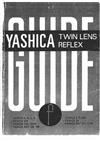 Yashica B manual. Camera Instructions.
